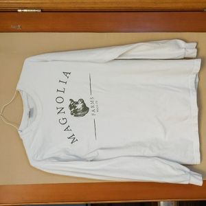 Magnolia Farms Waco Texas Vintage Cow Logo Long Sleeve T-Shirt Size Medium